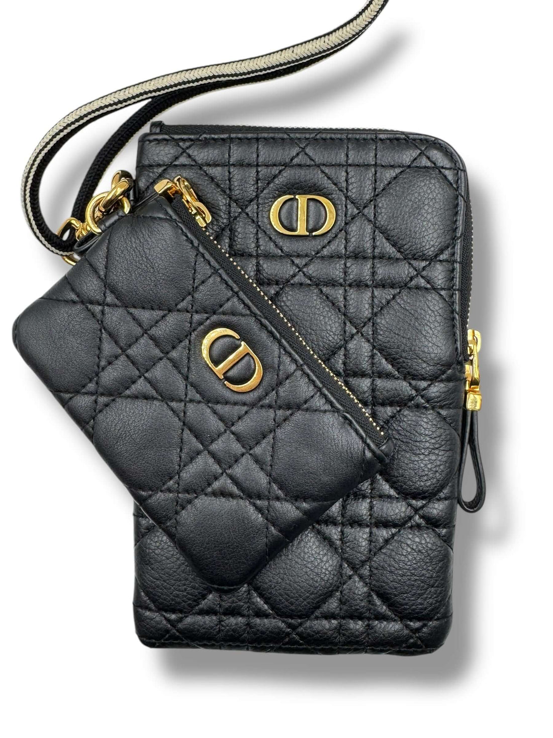 Christian Dior - Umhängetasche Caro Pouch schwarz