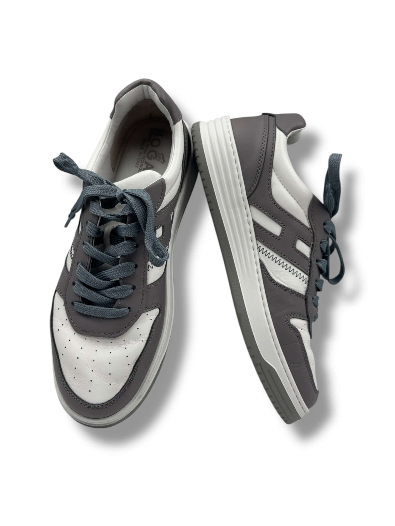 Hogan - Sneakers blanc et gris