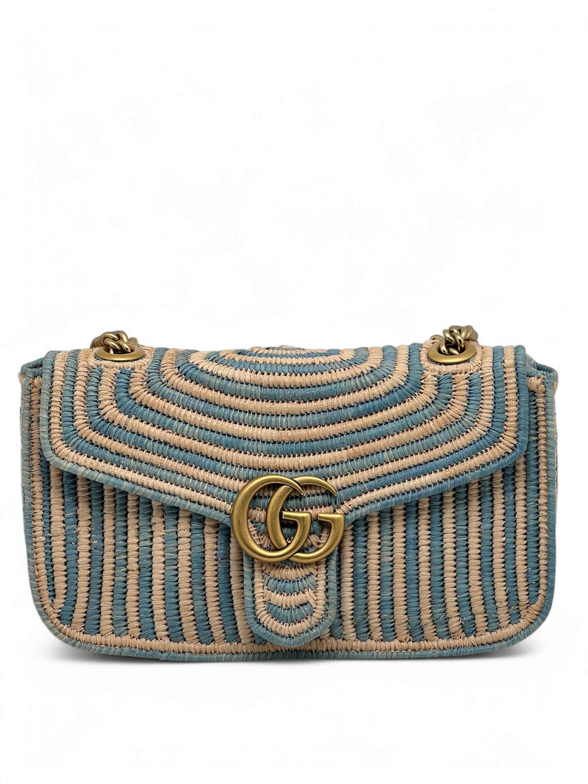 Gucci - Marmont Raffia bag