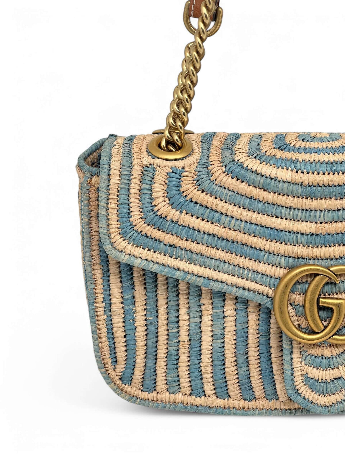 Gucci - Marmont Raffia bag