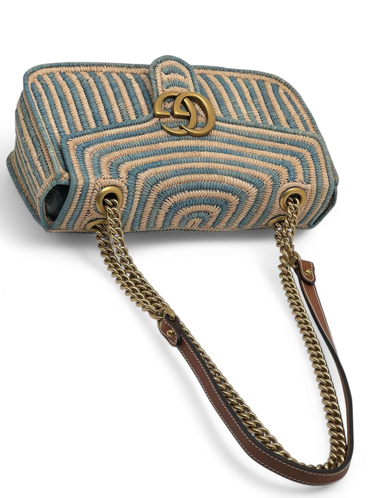 Gucci - Marmont Raffia bag