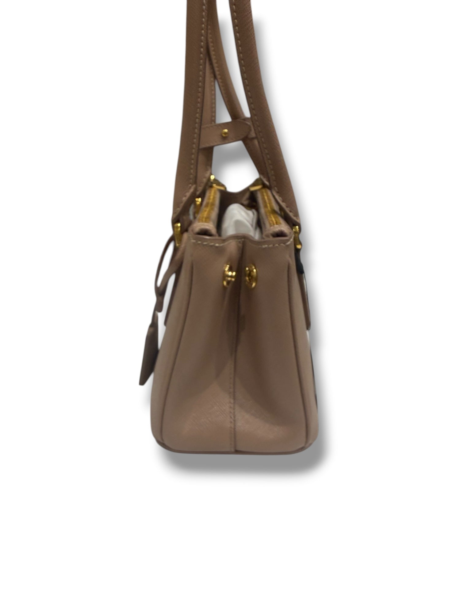 Prada - Sac Galleria Top Handle PM Beige