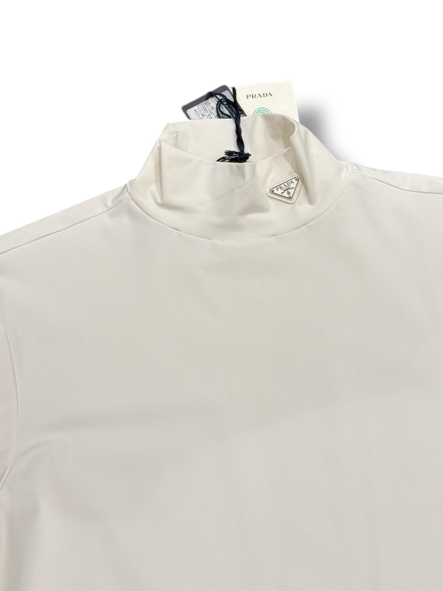 Prada Haut à Col Roulé En Jersey Stretch TM | Les Folies d’Eugénie