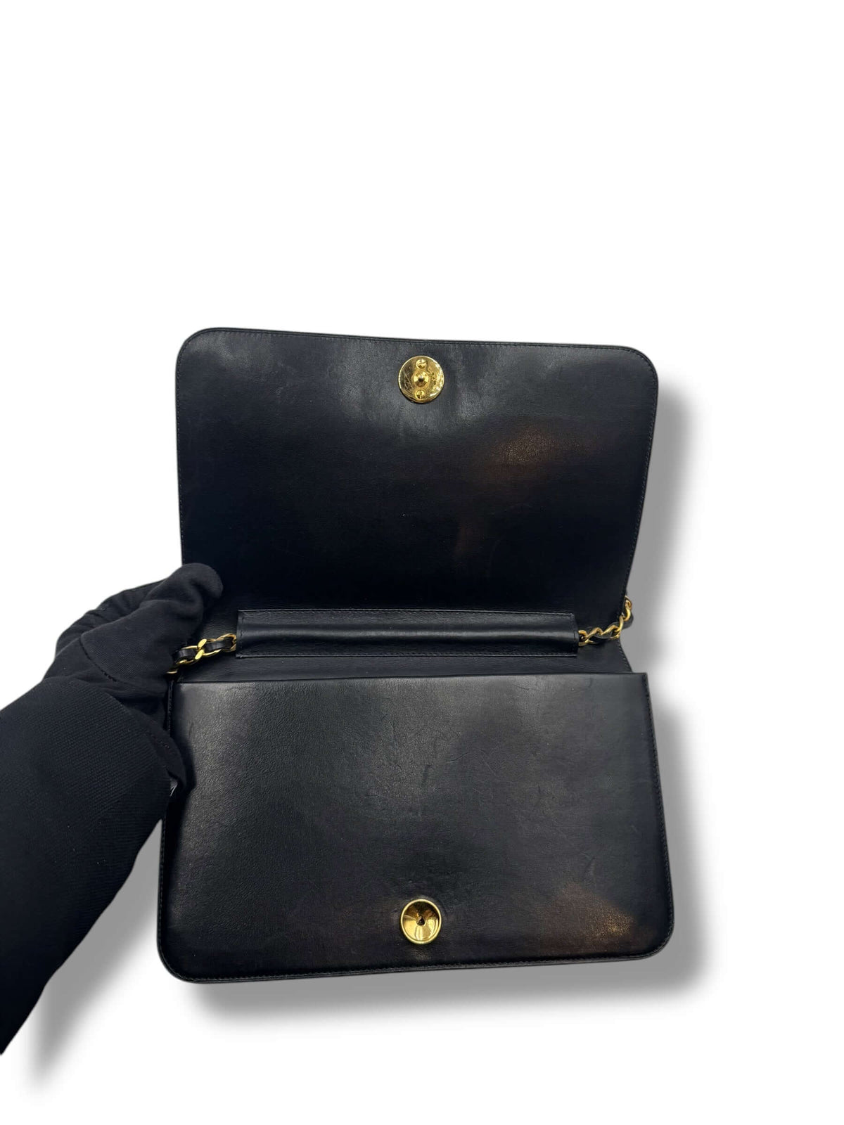 Chanel - Vintage schwarze CC-Tasche