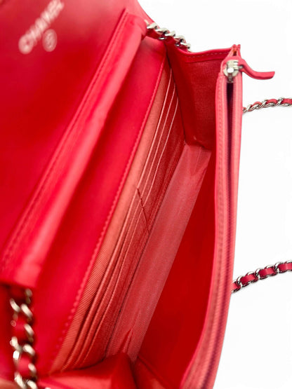 Chanel - Sac Wallet on chain corail