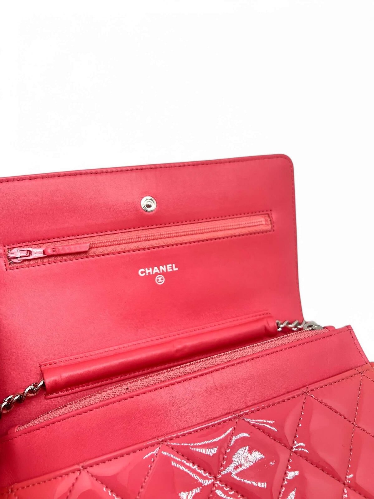 Chanel - Sac Wallet on chain corail