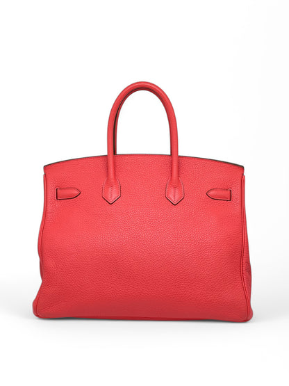 Hermès - Sac Birkin 35 Togo Bougainvillier