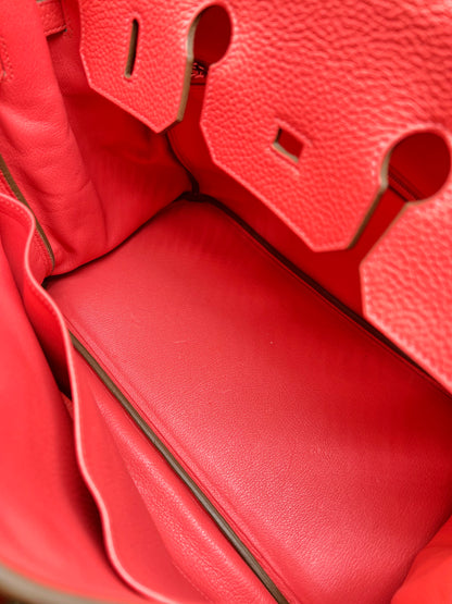 Hermès - Sac Birkin 35 Togo Bougainvillier