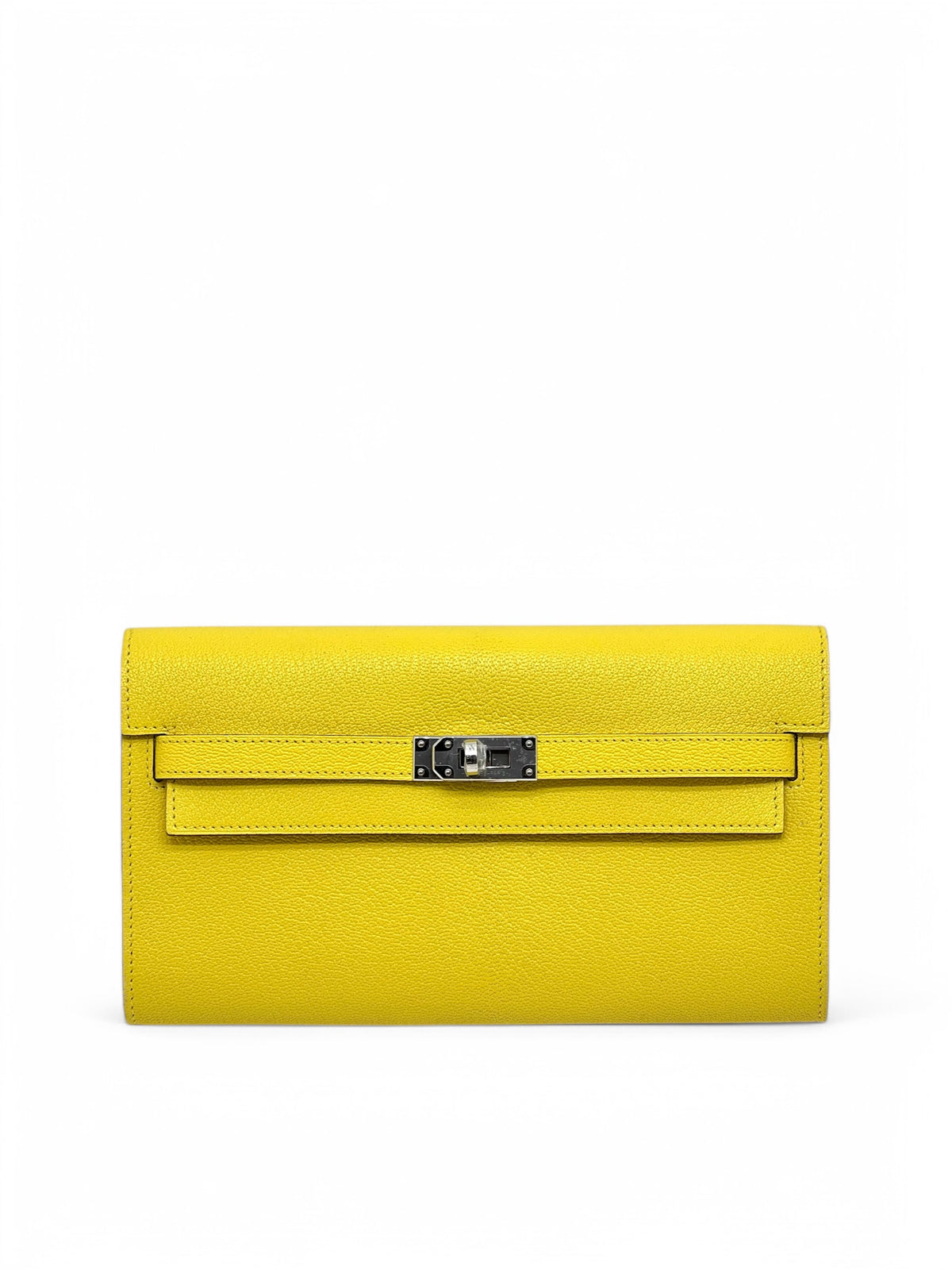 Hermès - Kelly To Go lemon yellow bag