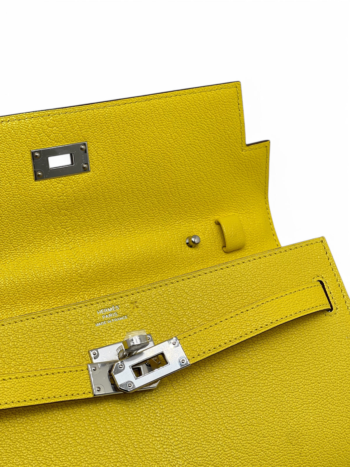 Hermès - Kelly To Go lemon yellow bag