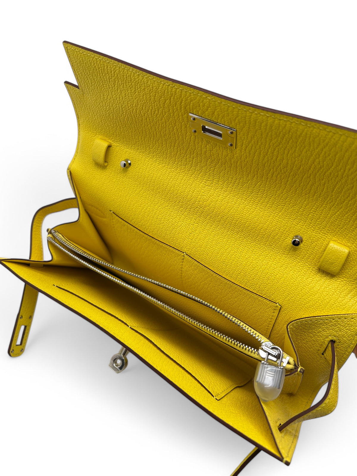Hermès - Kelly To Go lemon yellow bag