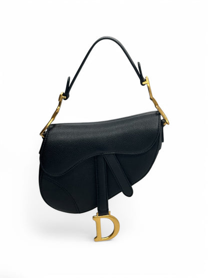 Christian Dior - Sac Mini Saddle noir