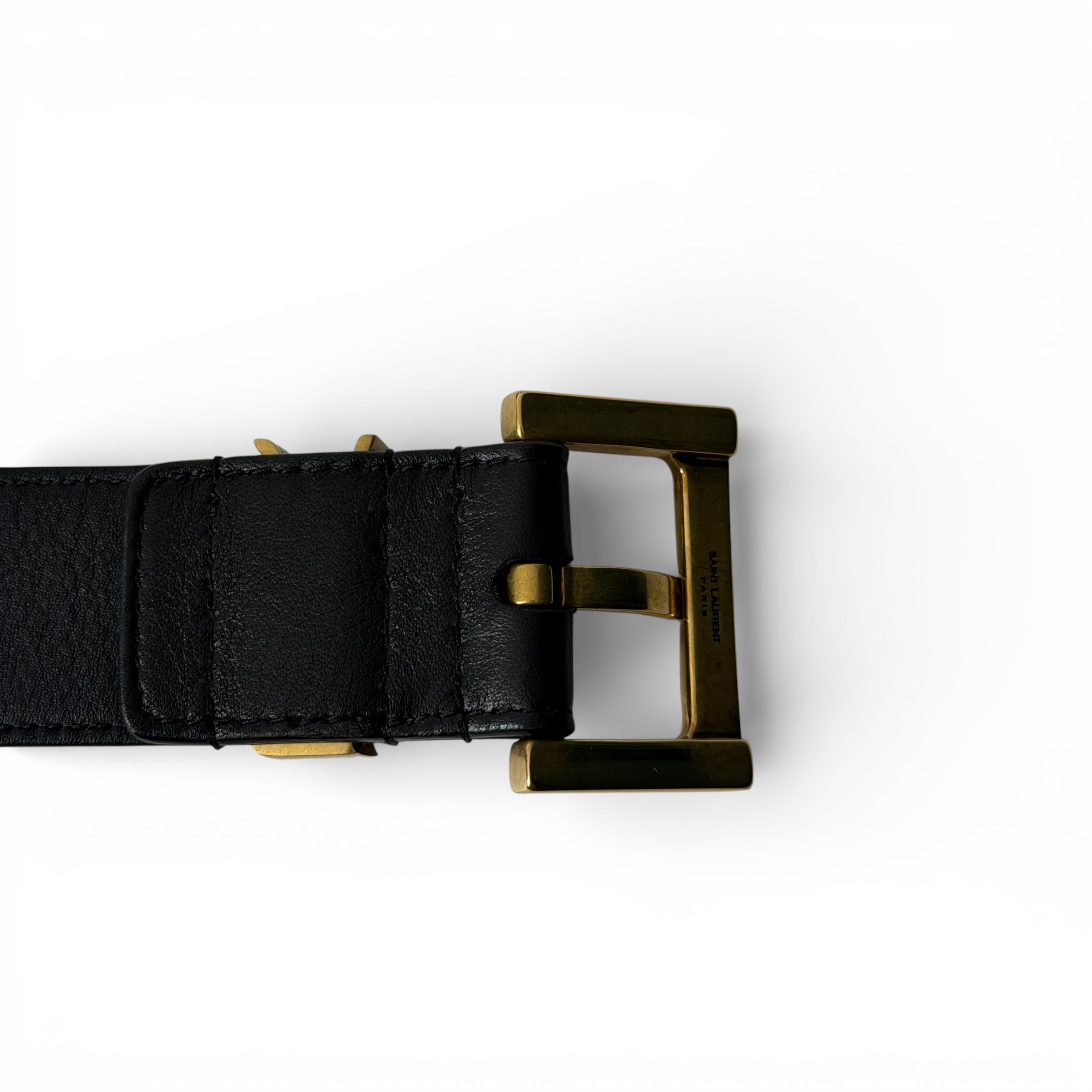 Saint Laurent - Ceinture Cassandre T.80 | Les Folies d’Eugénie