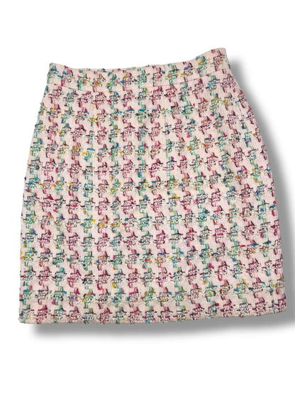 Chanel - Gonna in tweed rosa T40