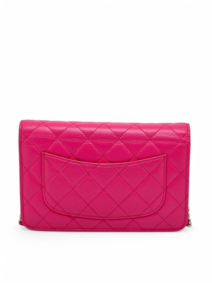 Chanel - Borsa Wallet on chain fucsia