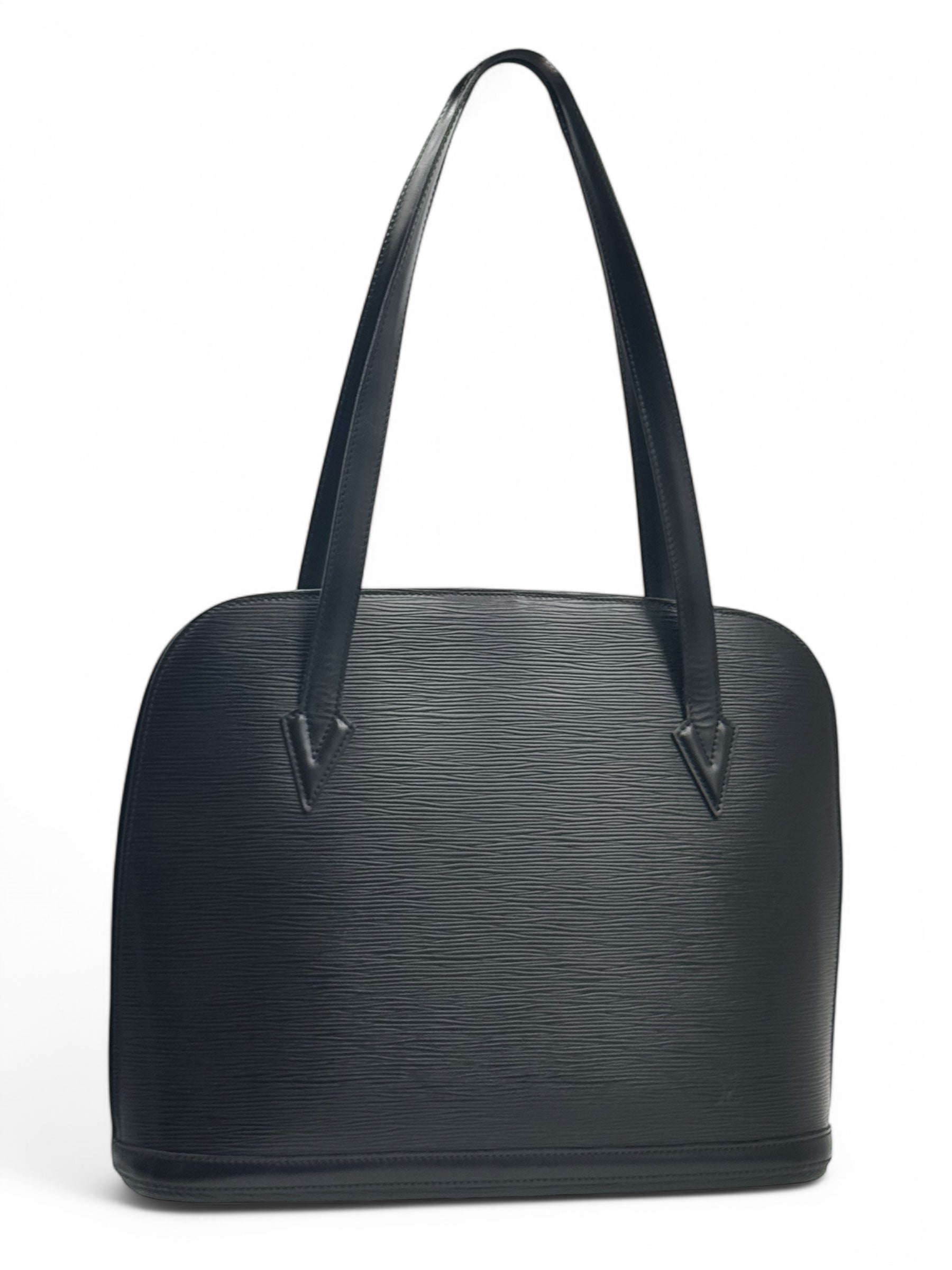 Louis Vuitton - Sac Lussac cuir épi noir