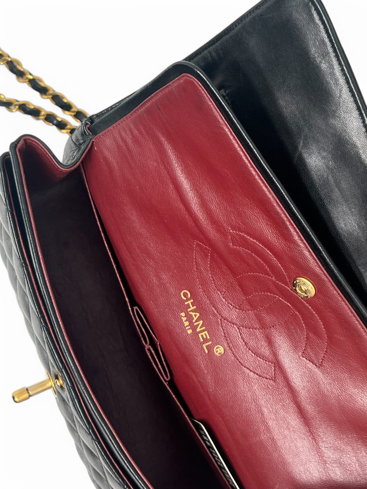 Chanel - Borsa a patta doppio flap vintage
