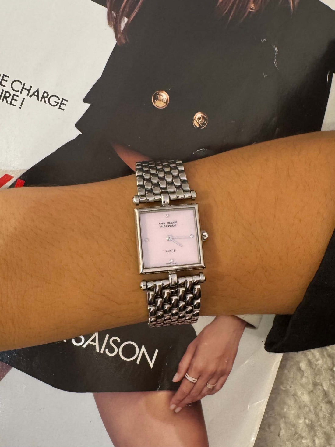 Van Cleef & Arpels - Montre classique rose