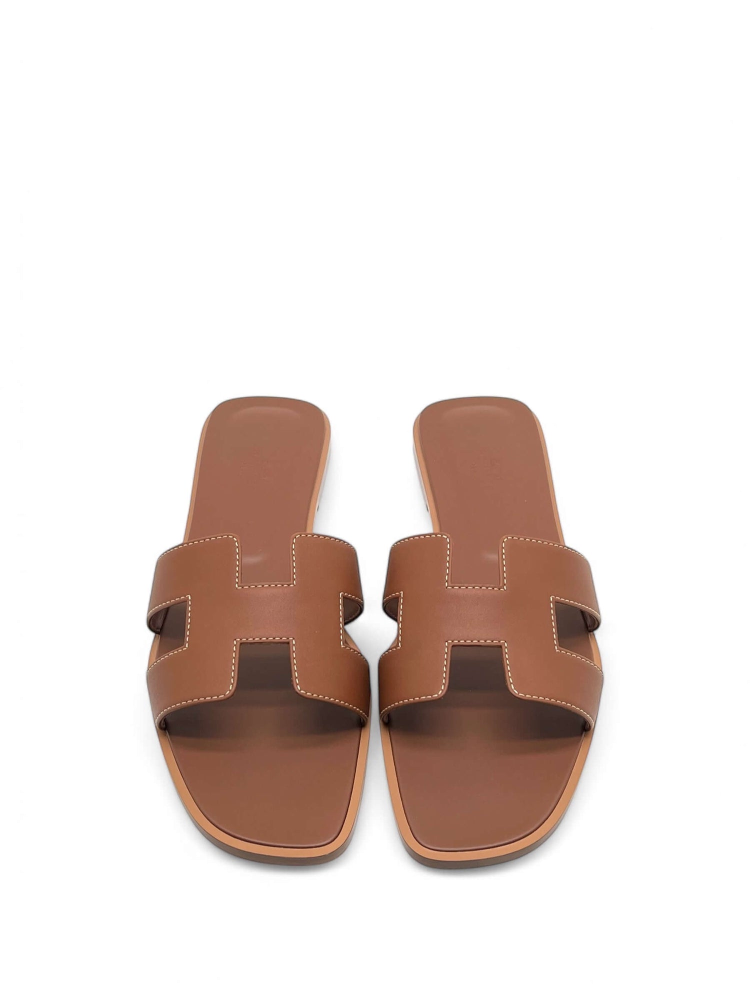 Hermès - Sandale Oran Gold T41