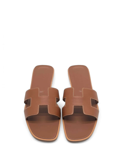 Hermès - Sandale Oran Gold T41