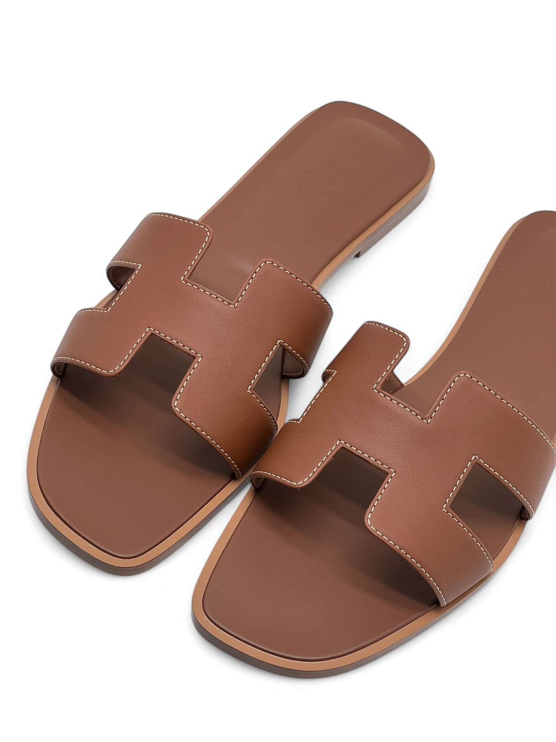 Hermès - Sandale Oran Gold T41