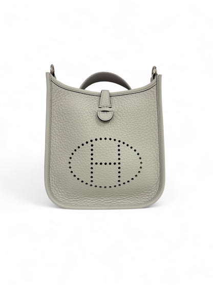 Hermès - Sac Evelyne 16 Gris Platine