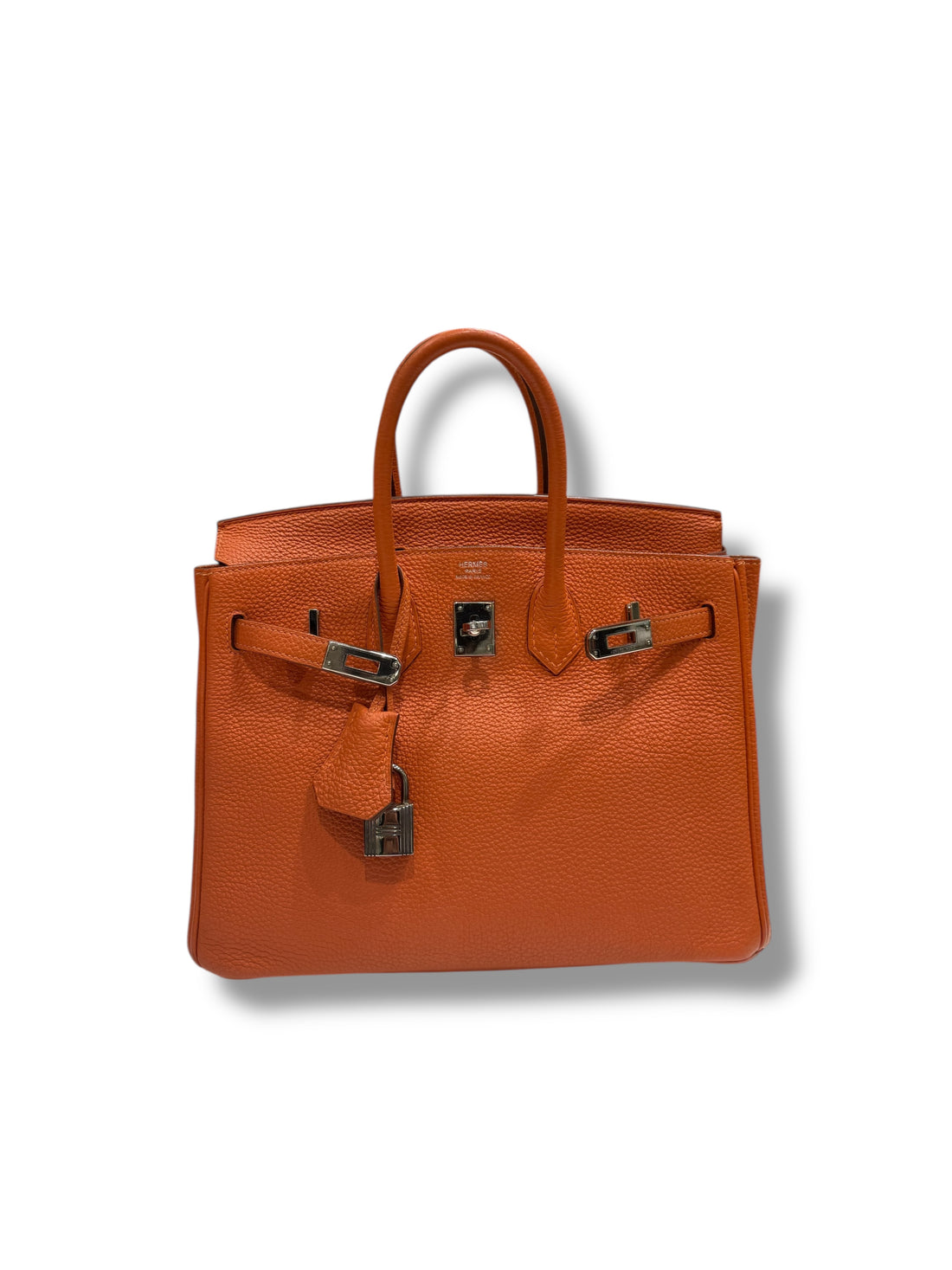 Hermès - Sac Birkin 25 Togo orange H PHW