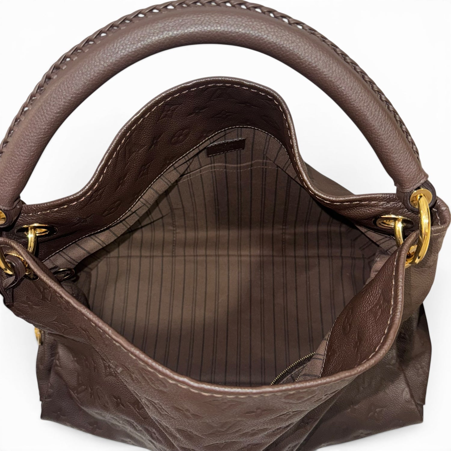 Louis Vuitton - Sac Artsy cuir empreinte marron