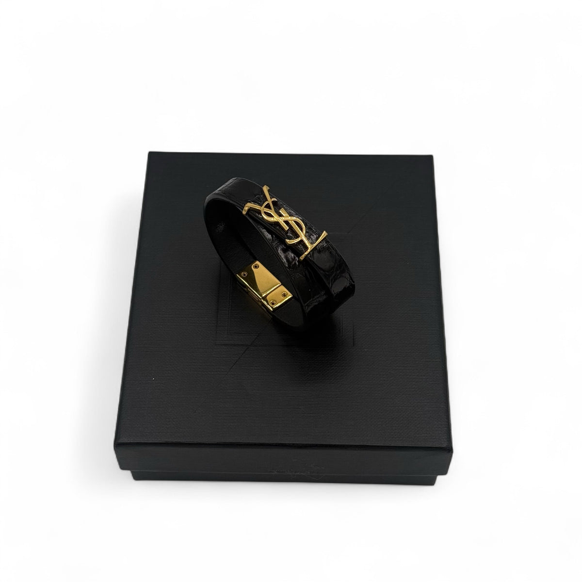 Saint Laurent - Bracciale in alligatore