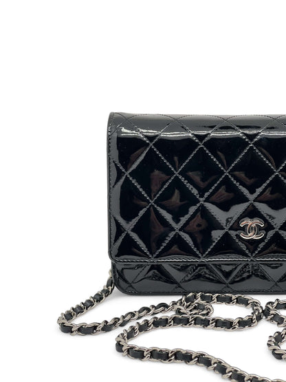 Chanel - Sac Wallet on chain en cuir vernis