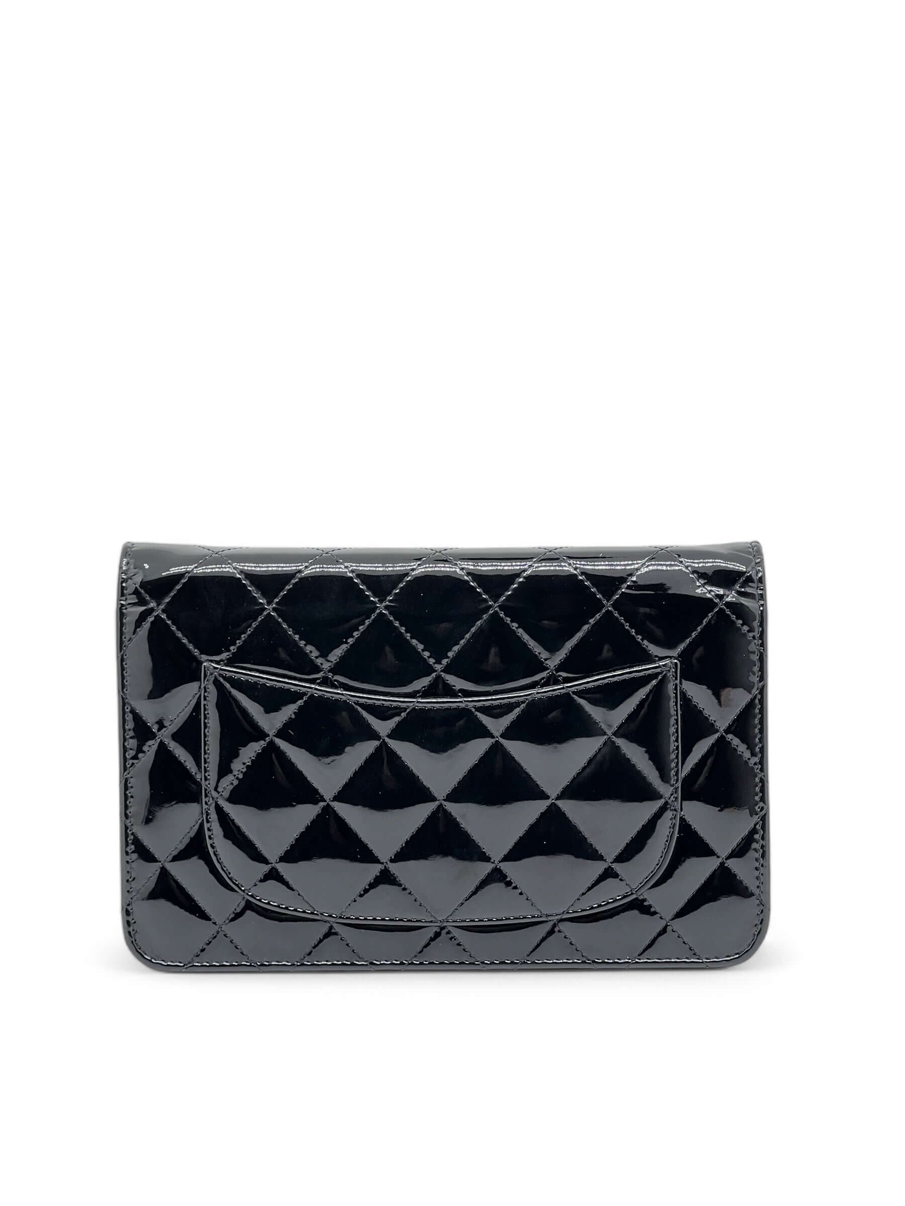 Chanel - Sac Wallet on chain en cuir vernis