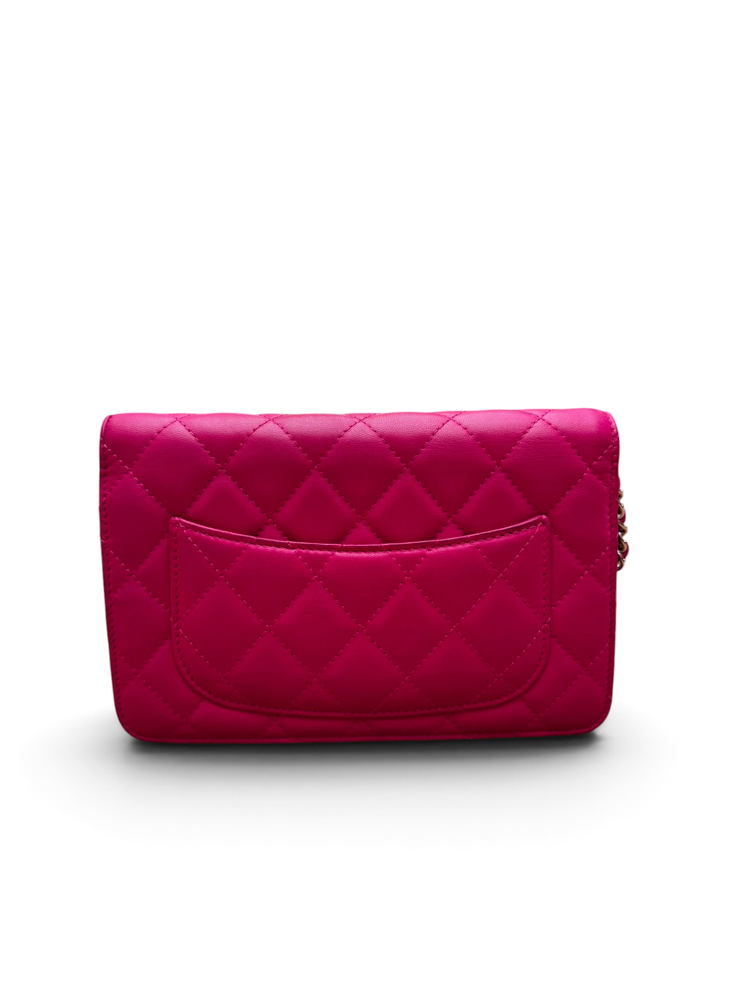 Chanel - Sac Wallet On Chain agneau rose