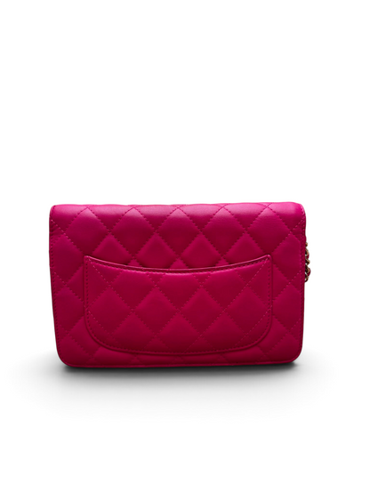 Chanel - Sac Wallet On Chain agneau rose