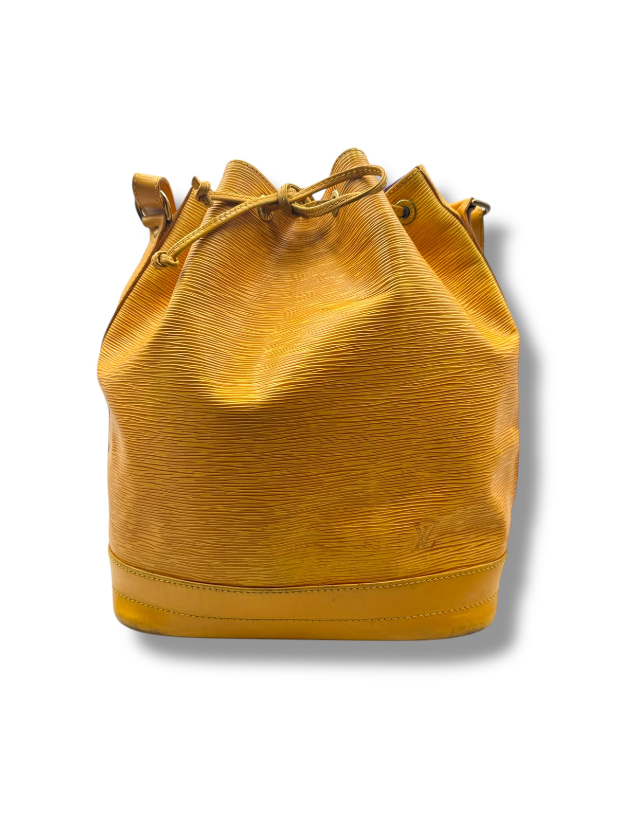 Louis Vuitton - Yellow Epi leather bucket bag MM