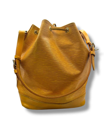 Louis Vuitton - Sac Noé cuir epi jaune