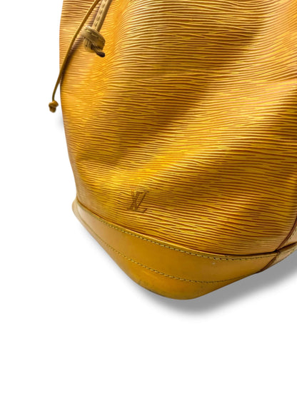 Louis Vuitton - Sac Noé cuir epi jaune