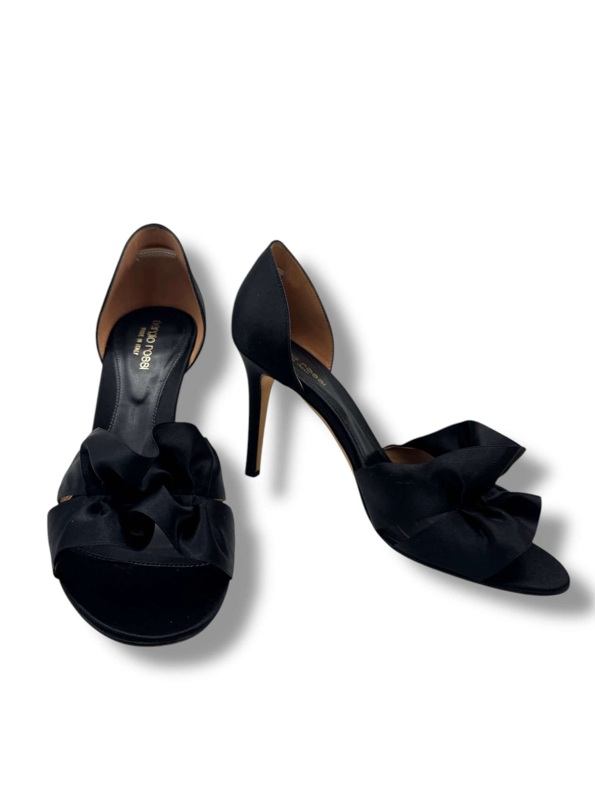 Sergio Rossi - Pumps mit Seidenschleife T37,5