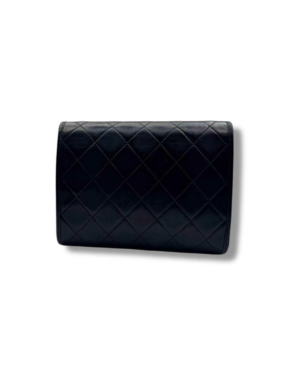 Chanel - Borsa in pelle nera CC