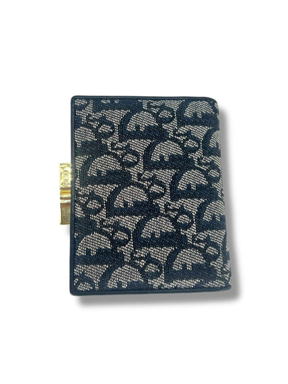 Christian Dior - Portefeuille oblique bleu