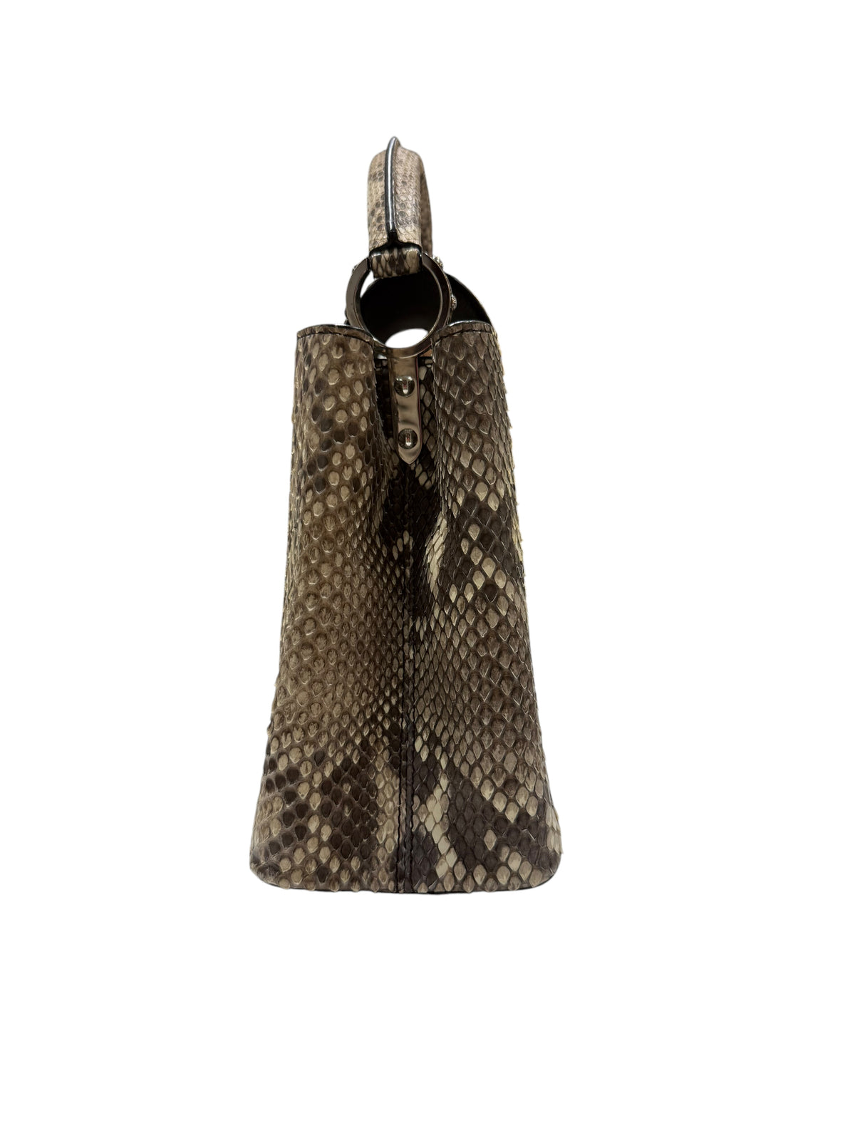 Louis Vuitton – Capucines MM aus natürlichem Pythonleder