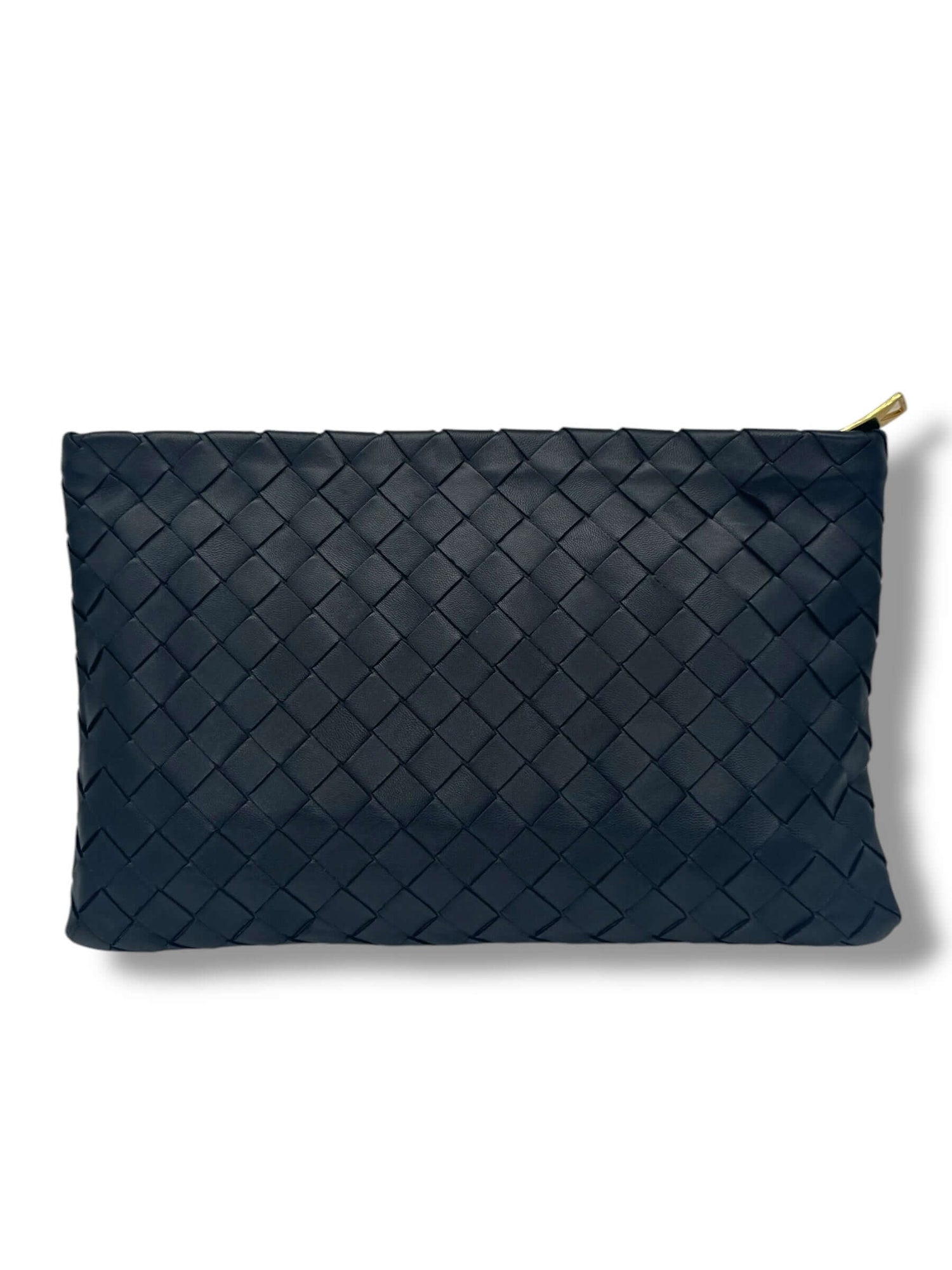 Bottega Veneta - Pochette tressée noir