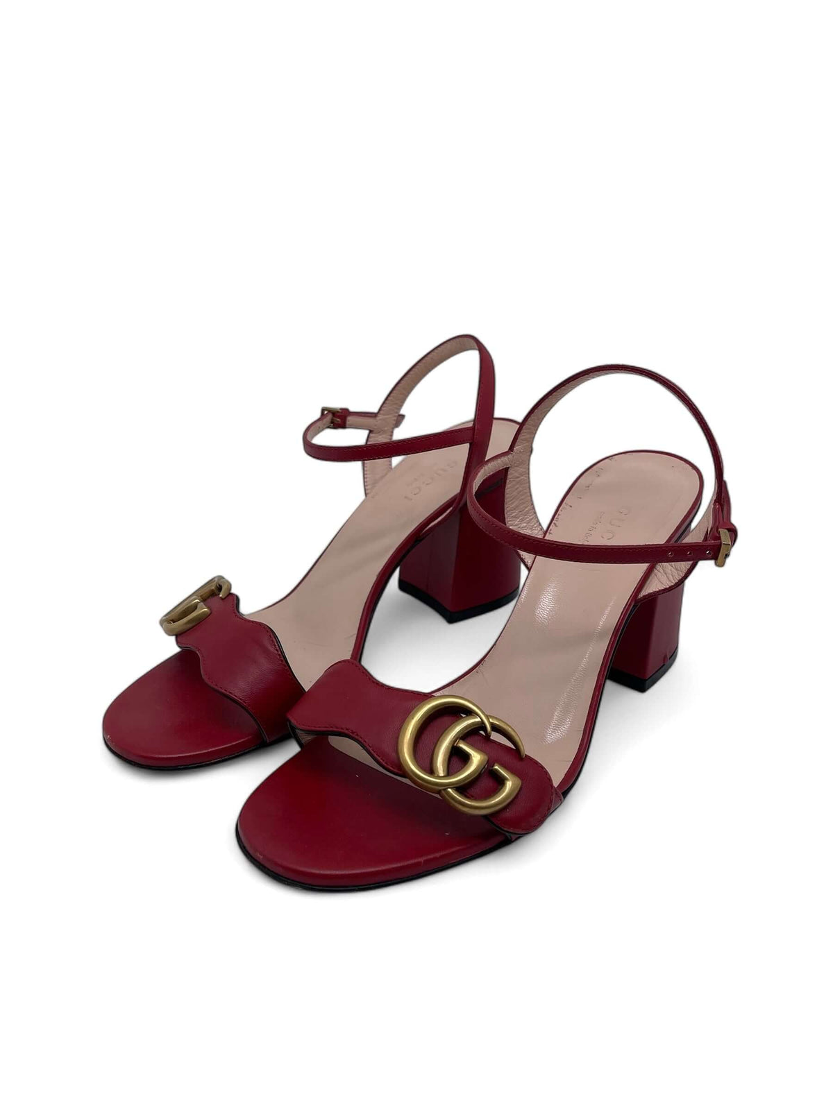 Gucci - Sandales à talon Marmont T36