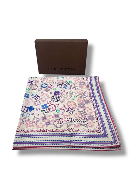 Louis Vuitton -  Foulard en soie