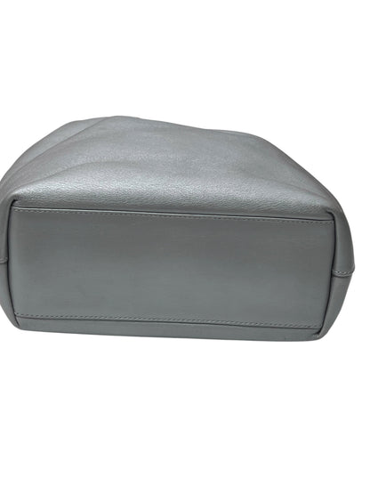 Christian Dior - sac seau pearl cuir gris argenté
