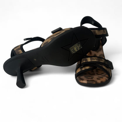 Dior - Sandales à talons léopard T.39
