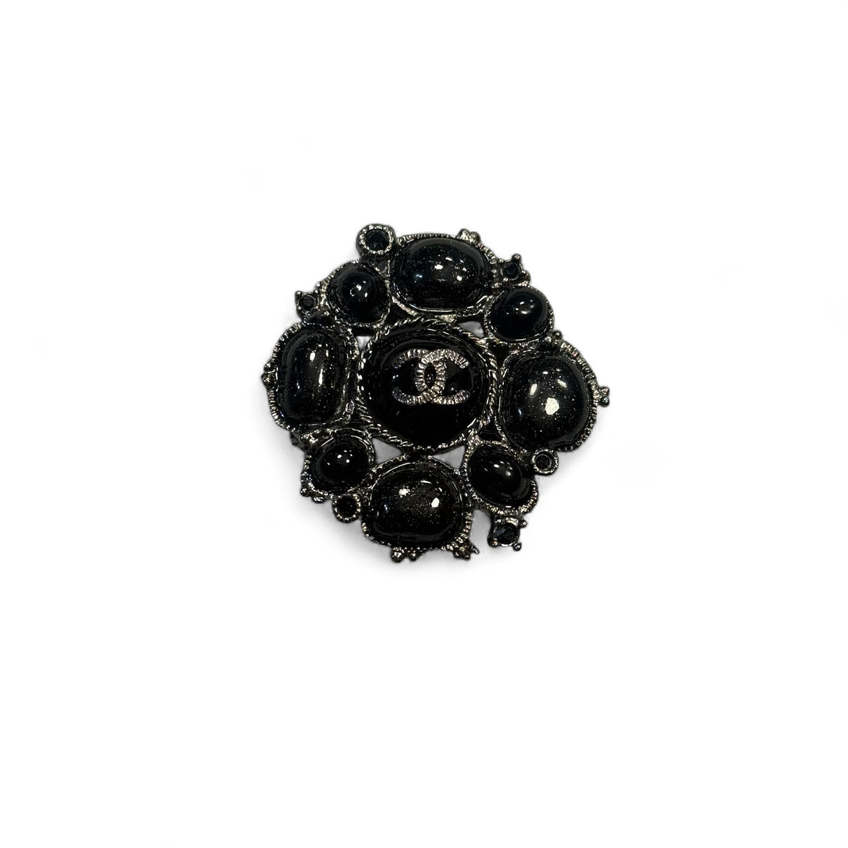 Chanel - schwarze Brosche