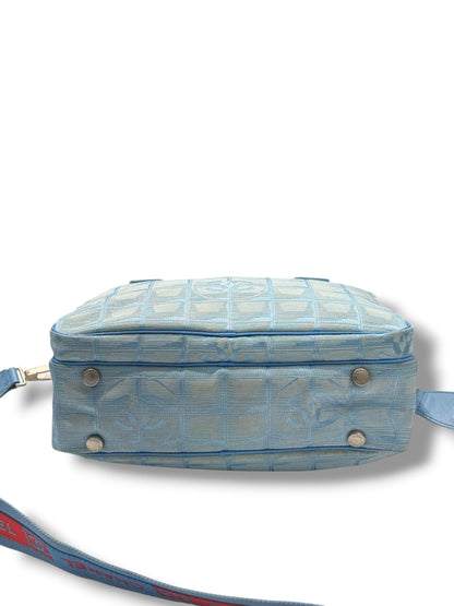 Chanel - Sac Toile bowling bleu