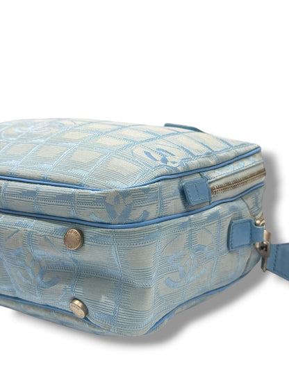 Chanel - Sac Toile bowling bleu