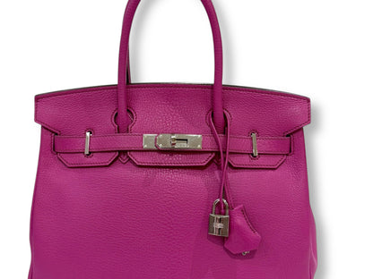Hermès - Sac Birkin 30 Rose Extrême