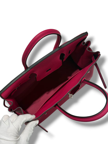 Hermès - Sac Birkin 30 Rose Mexico PHW